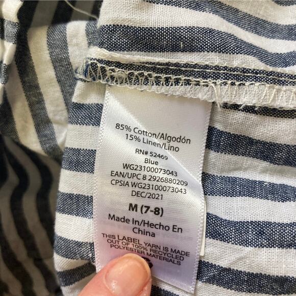 Wonder Nation Girls Striped Summer Top, Size 7/8 - Picture 5 of 6